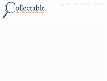 Tablet Screenshot of collectable.com